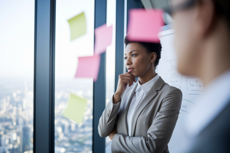 professionnel-bureau-fenetre-ville-pensee