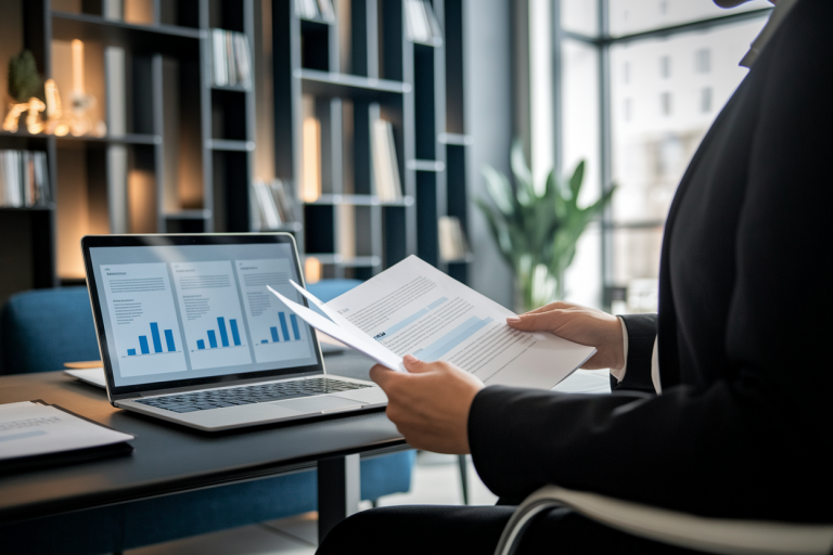 professionnel-bureau-moderne-documents-ordinateur
