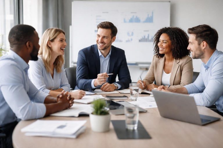 professionnels-bureau-tableau-groupe-reunion