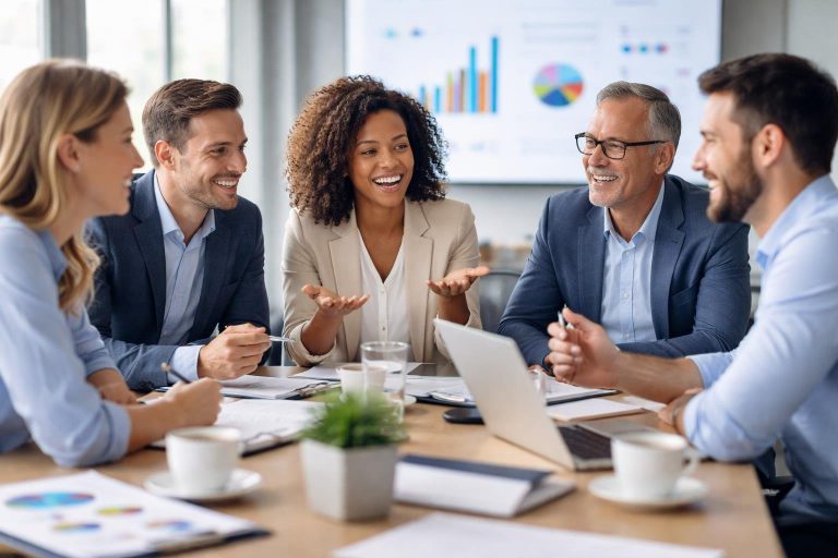 professionnels-reunion-table-conference-diagrammes